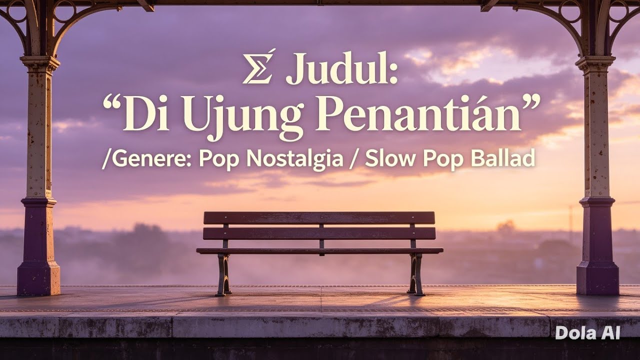 🎵 Judul: “Di Ujung Penantian” / Genre: Pop Nostalgia / Slow Pop Ballad