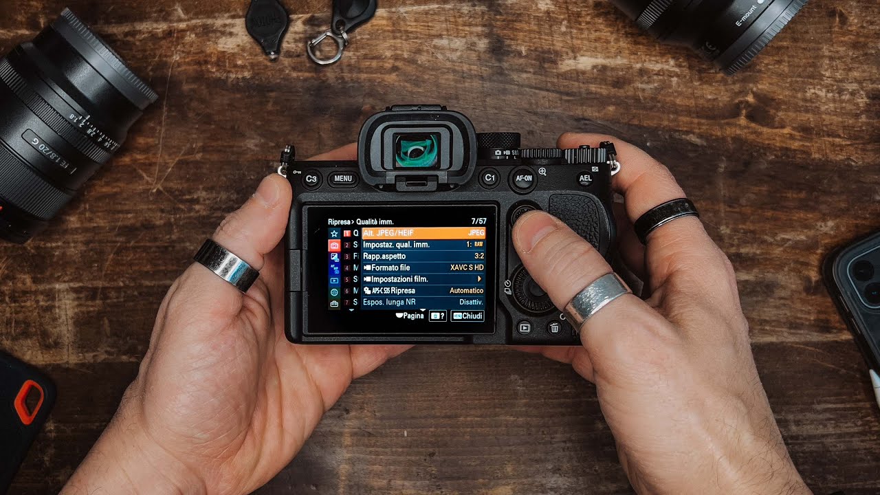 Sony A7 IV, i miei settaggi. Analisi approfondita menu Sony