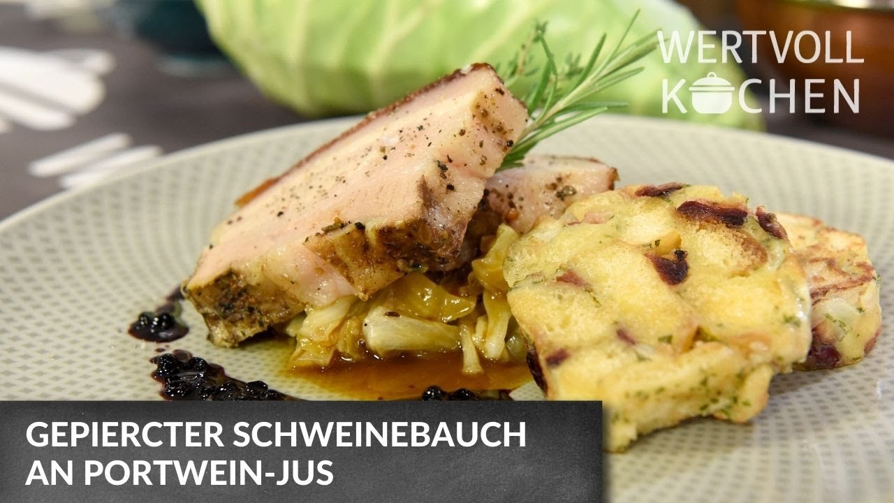 Gepiercter Schweinebauch | WERTVOLL KOCHEN