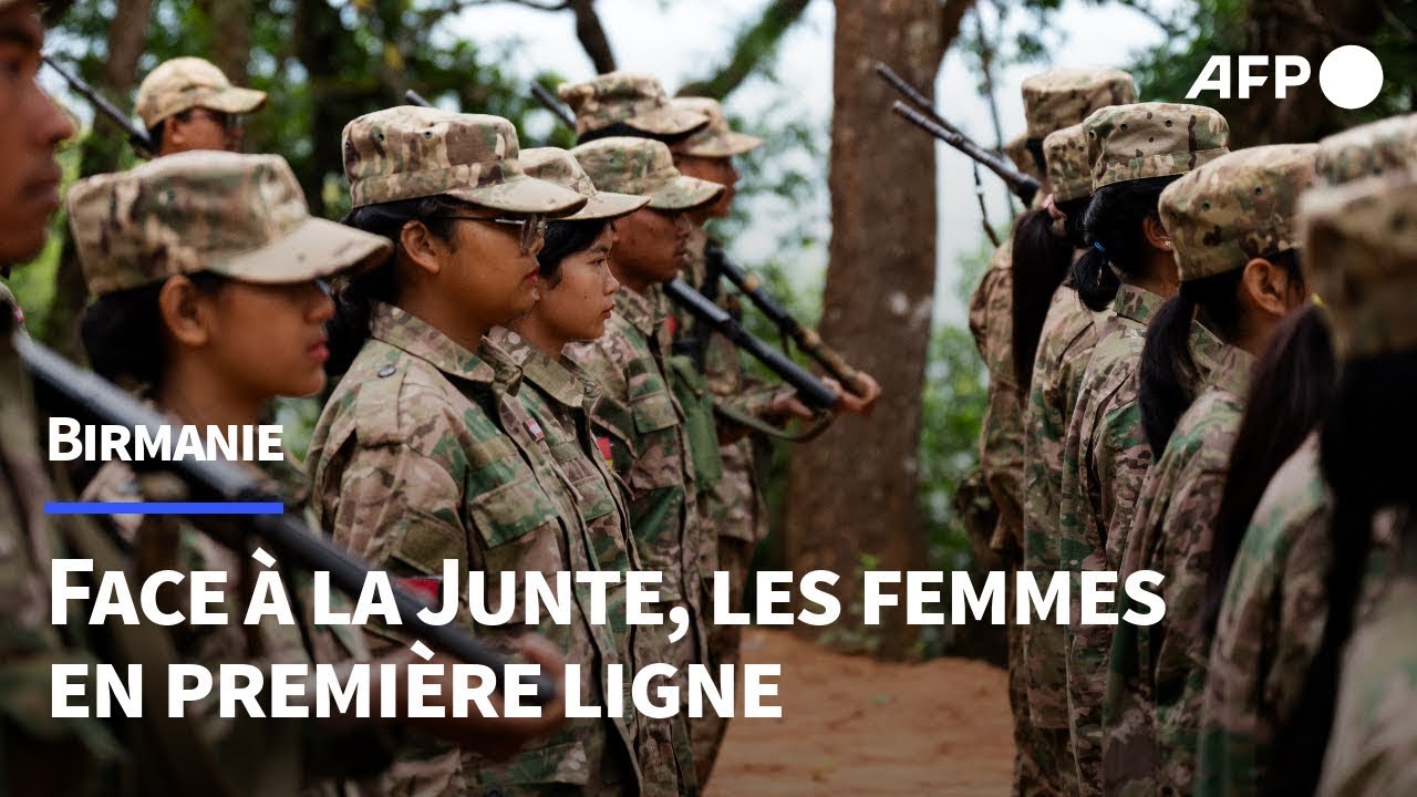 Dans la jungle birmane, de jeunes femmes soldats combattent la junte | AFP