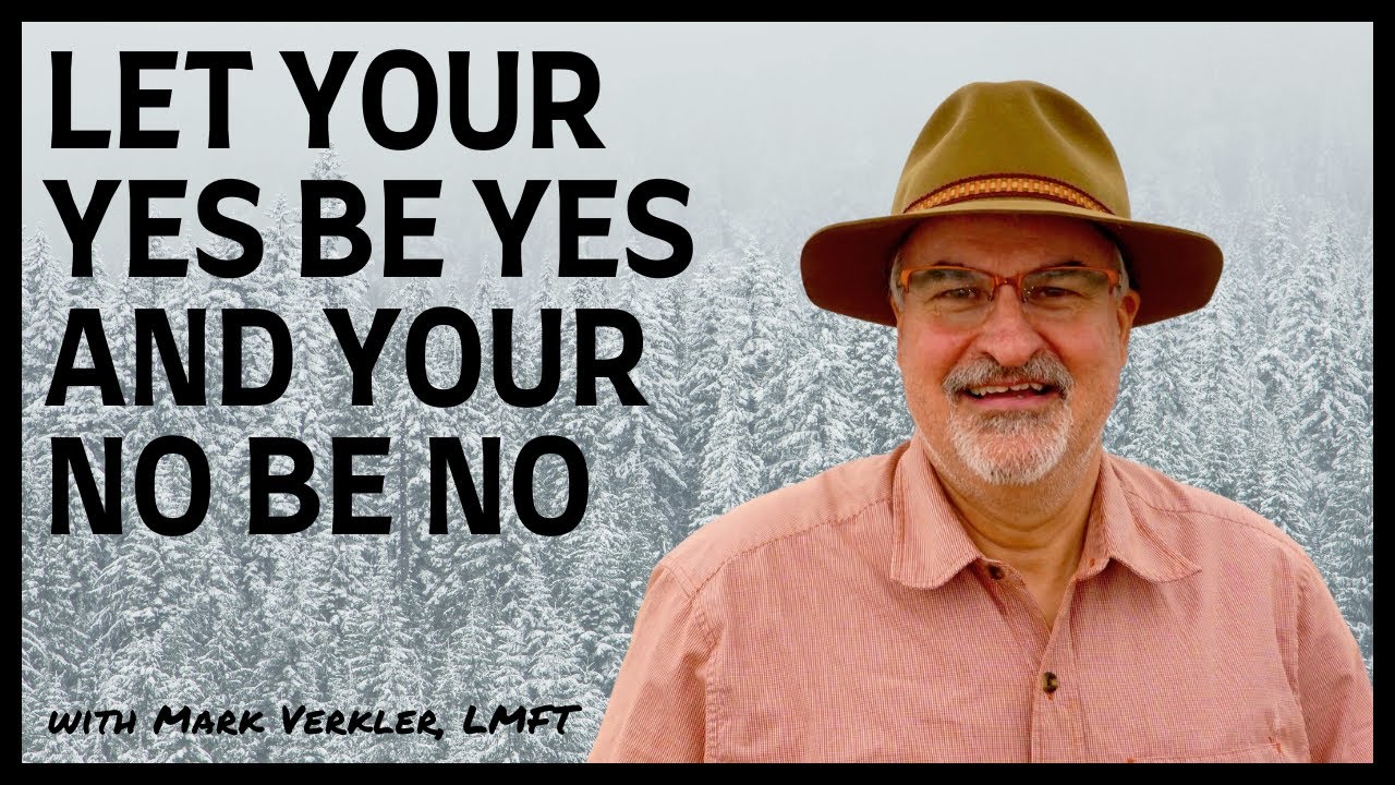 Let Your Yes Be Yes and Your No Be No