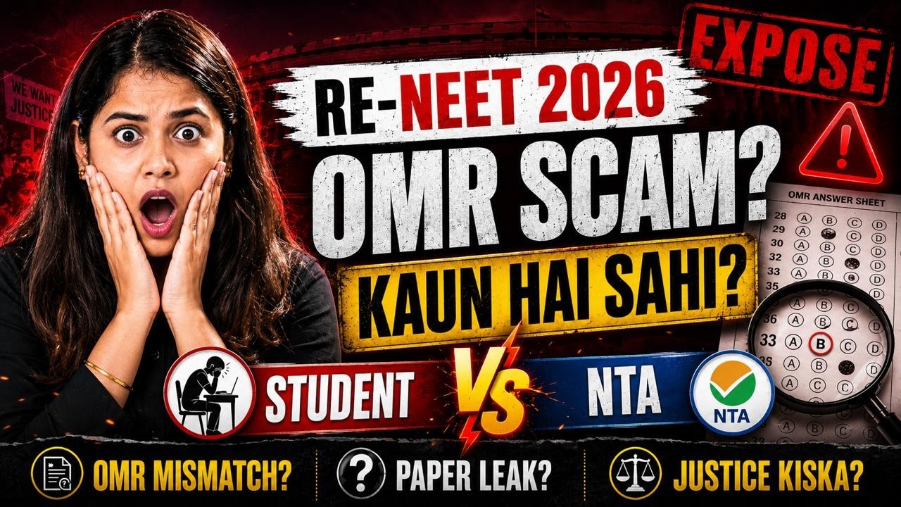 RE-NEET 2026 OMR Controversy EXPOSED? 😱 What Really Happened? #neetcounselling #neet2026