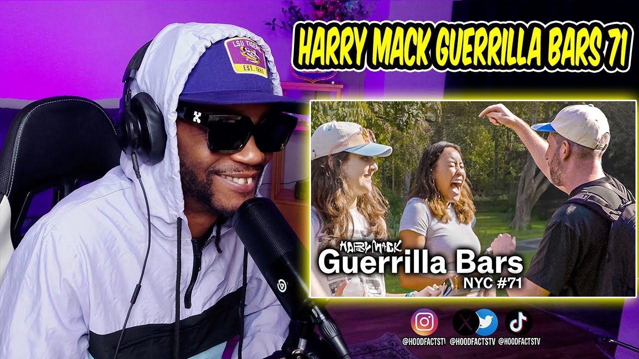 HoodFacts TV Reacts to | Harry Mack Guerrilla Bars 71 New York City