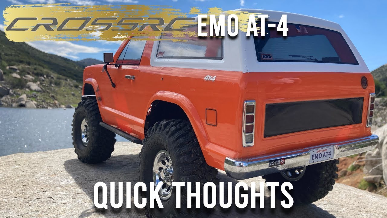 CrossRC EMO AT-4 Quick Thoughts - I like it
