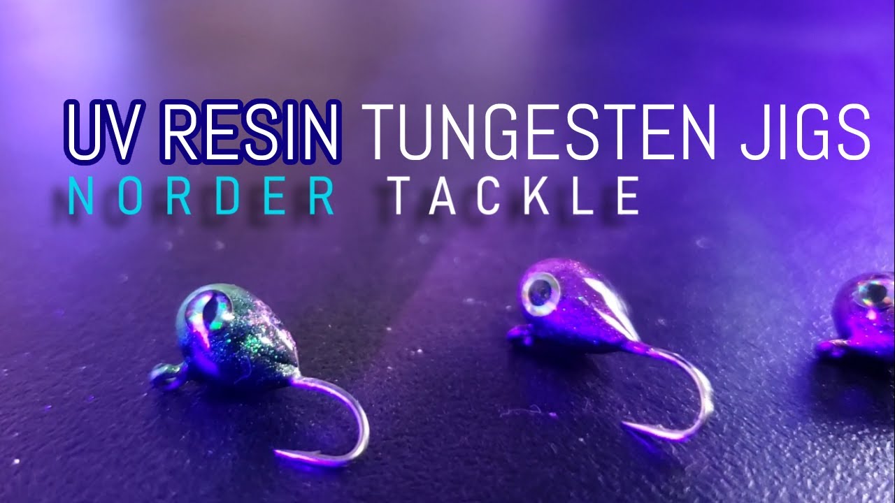 How to paint Tungsten Jigs using UV Resin