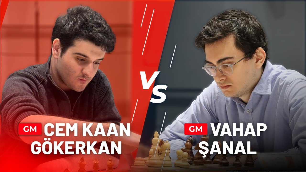 GM Cem Kaan Gökerkan VS GM Vahap Şanal | 3.Satranç365 Kampı Eğitmenler Arası Turnuva