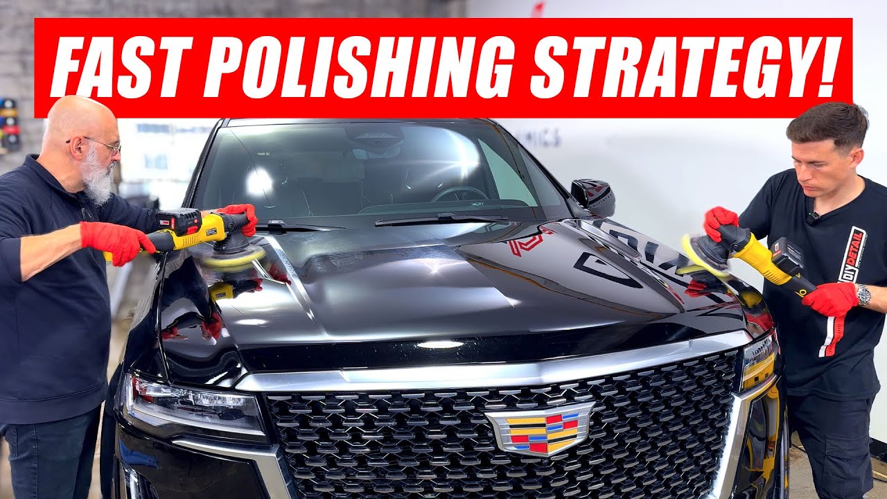 How to QUICKLY Polish Black Paint!!!