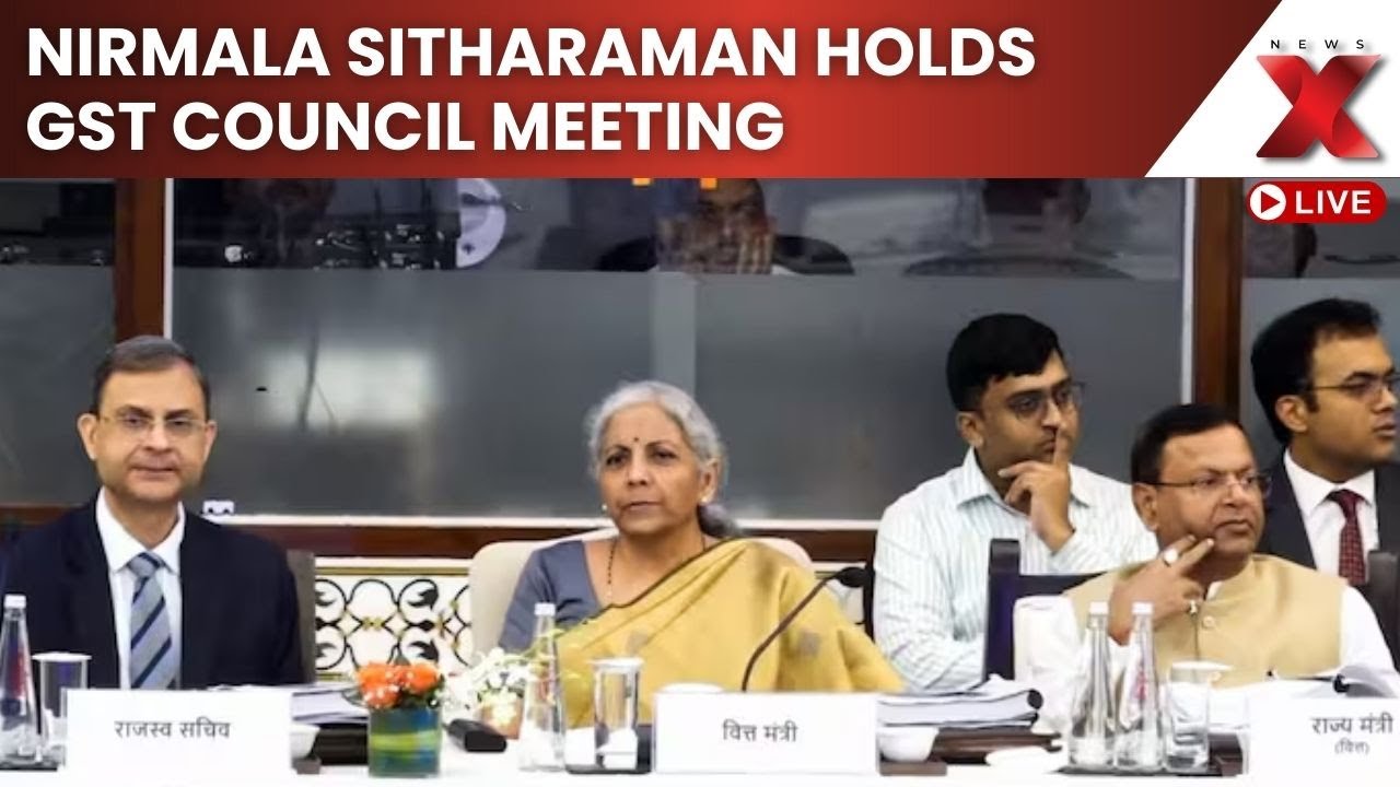 GST Council Meeting LIVE: Finance Minister Nirmala Sitharaman holds 56th GST Council meeting | GST