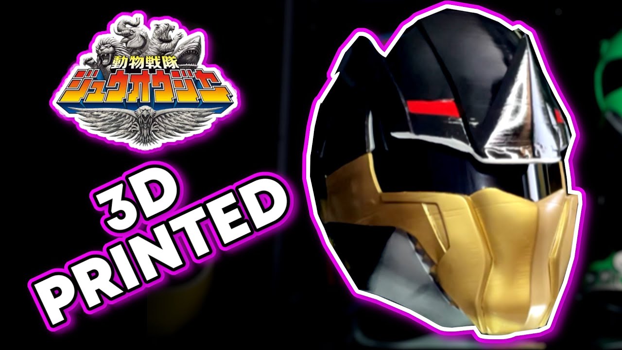 3D Printing & Finishing A Doubutsu Sentai Zyuohger The World Helmet