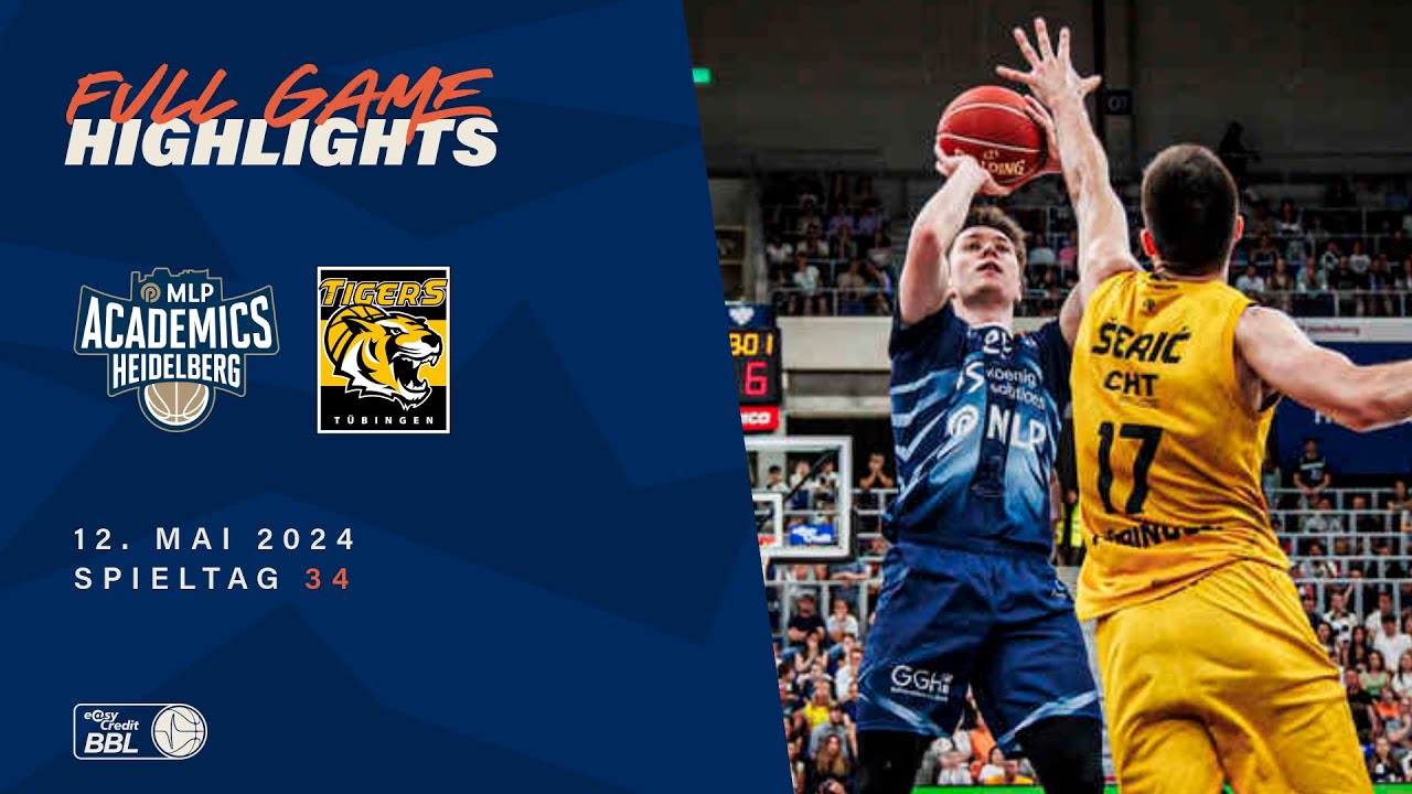 MLP Academics Heidelberg  vs  - Full Game Highlights - Spieltag 34, Saison 23/24