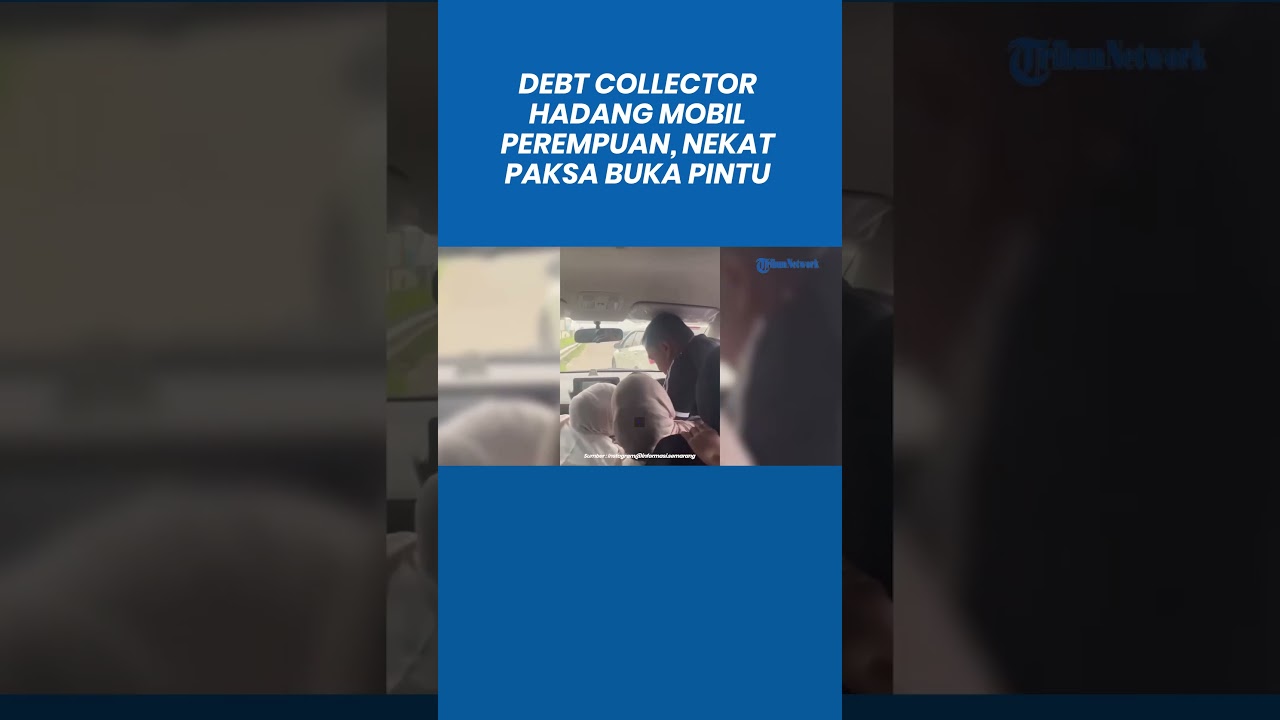 Debt Collector Hadang Mobil Perempuan Jepara di Tol Kaligawe Semarang, Nekat Paksa Buka Pintu