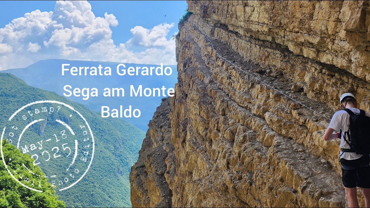 Ferrata Gerardo Sega am Monte Baldo