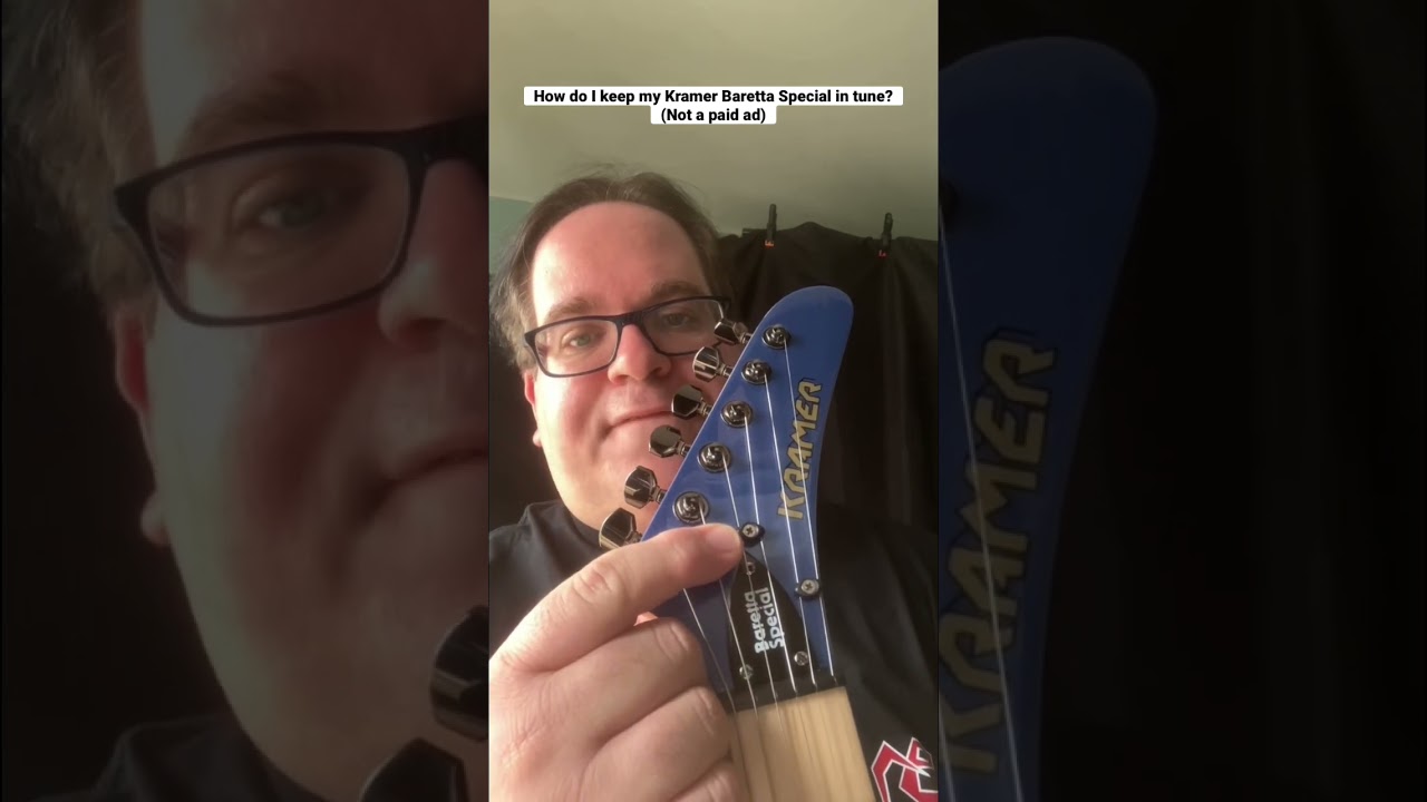#shorts #guitarhack How do I keep my #kramer #baretta #special in tune? #tusq #stringtrees