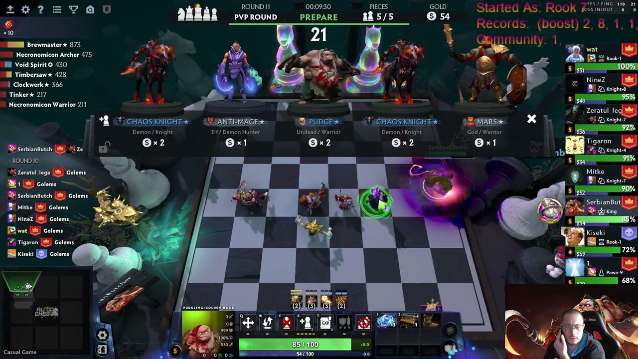 4 Monks, Beasts & Cents! 15.5.2023 Dota Auto Chess Community Game!