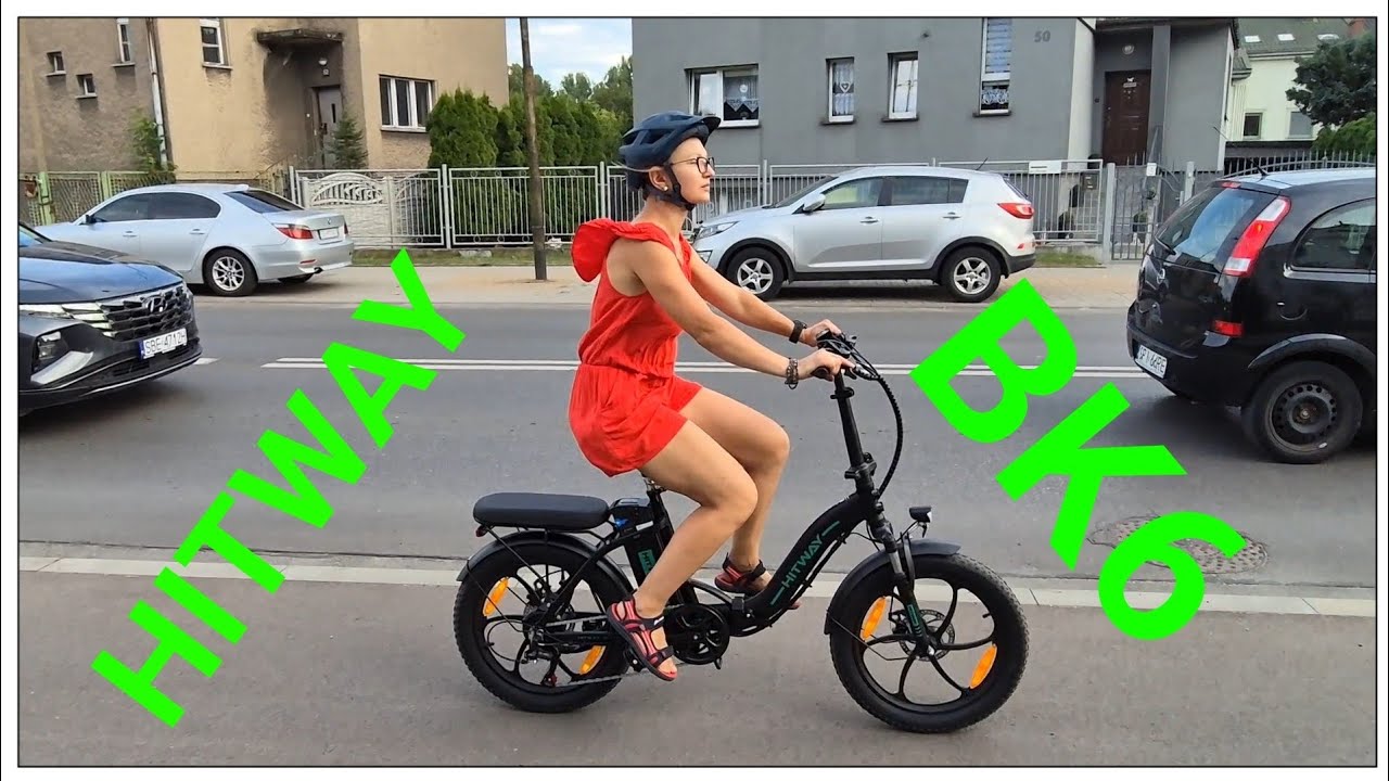 HITWAY BK6 -  niedrogi, składany rower elektryczny, zgodny z przepisami EU