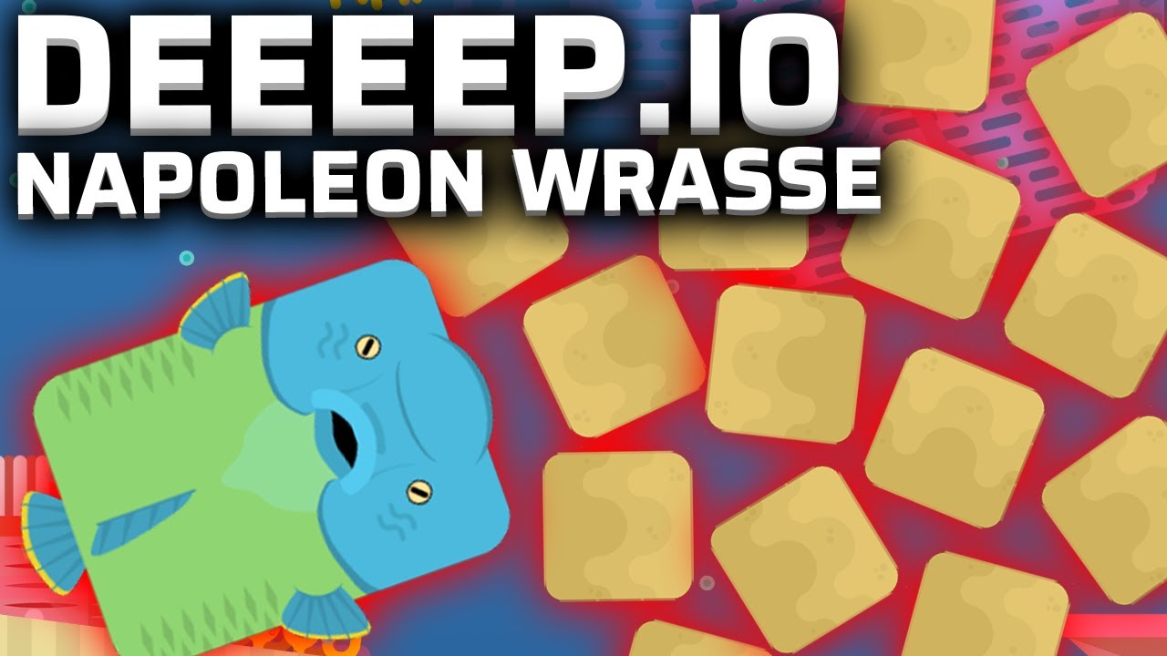 NAPOLEON WRASSE TROLLS SERVER | Deeeep.io funny moments and fails