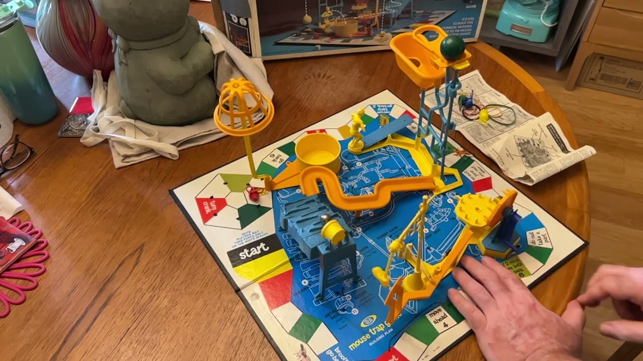 Mouse Trap Game in slow motion!! Super cool.
