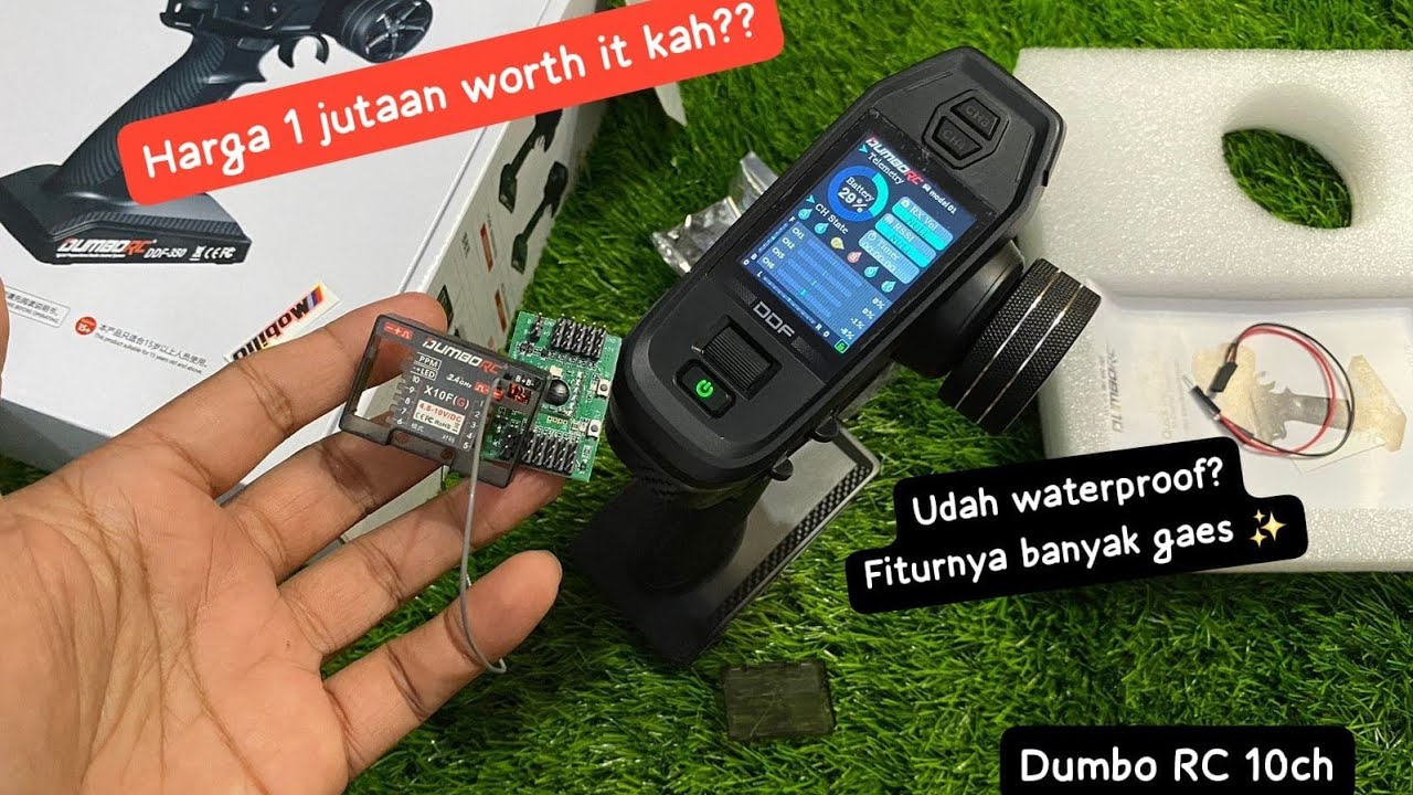 Review habis gaes !! Remot Dumbo Rc 10CH DDF350 diluar dugaan😱😱