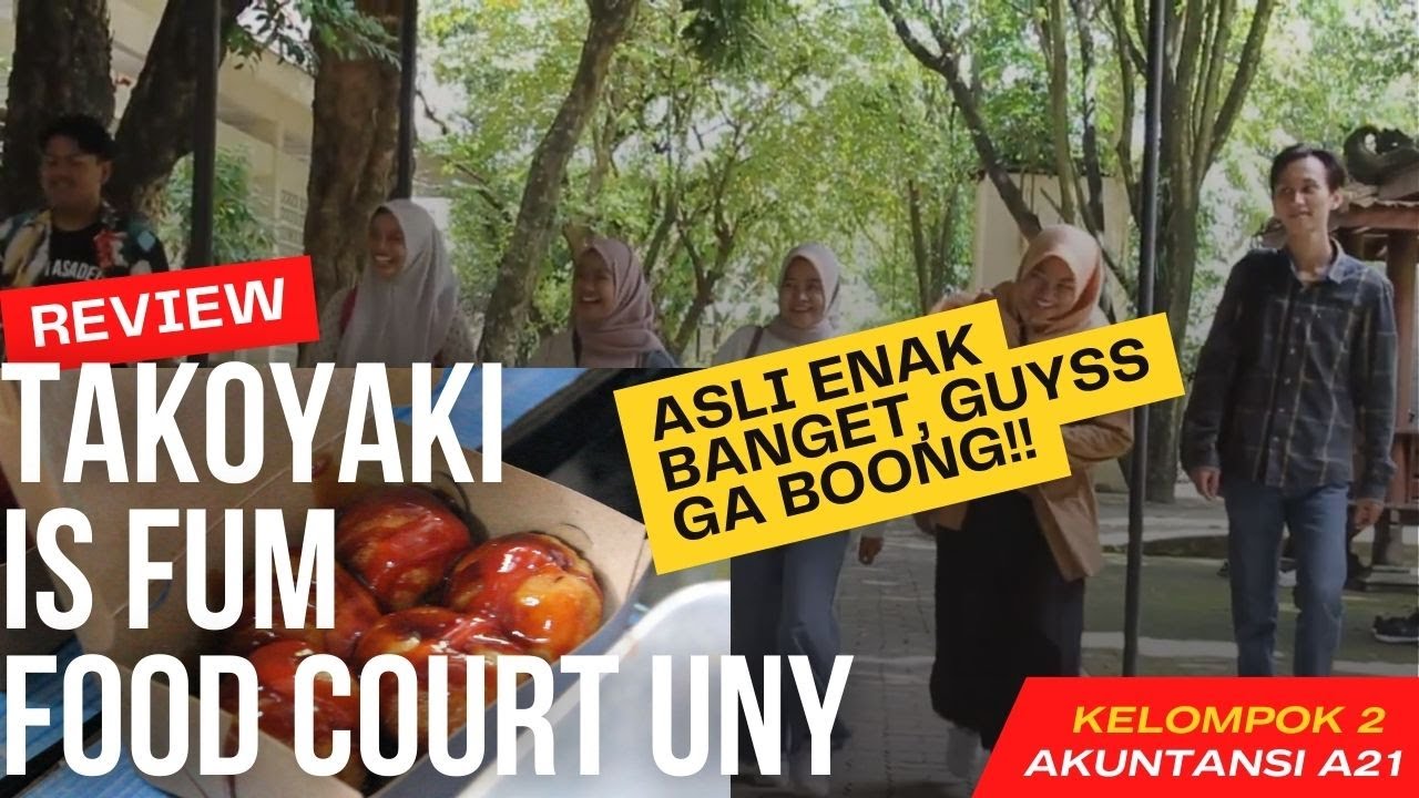 DI FOOD COURT UNY TERNYATA ADA TAKOYAKI SEENAK INI GUYS 😱😱