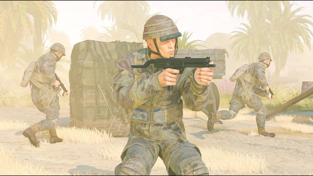 Axis vs Allies - Al Har West - Battle of Tunisia | Enlisted Gameplay