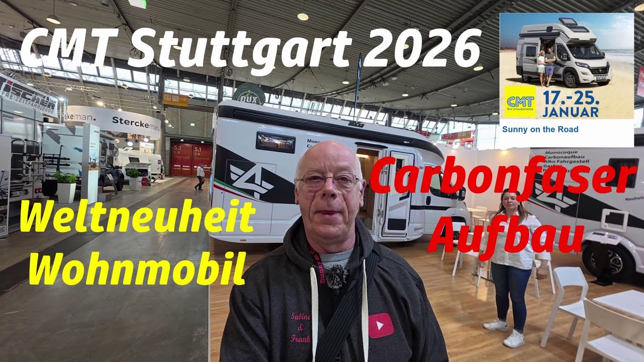 CMT Camping Messe 2026 - Atlantis Weltneuheit - Wohnmobil Monocoque Carbonfaser Aufbau / #vlog216