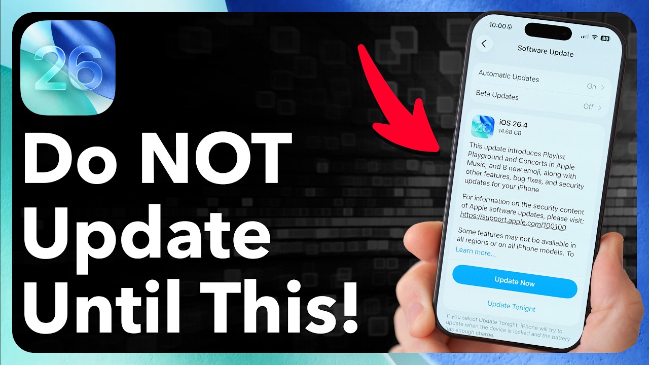 НЕ обновляйте iOS 26, пока не сделаете это.