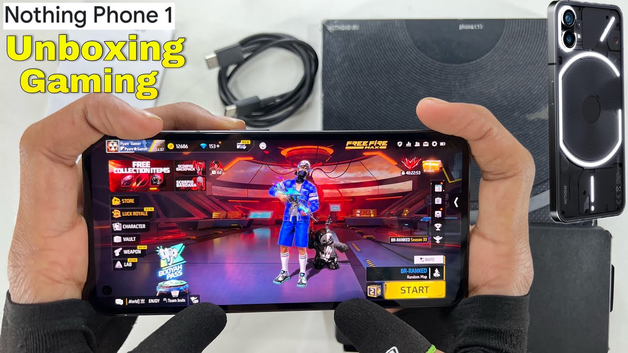 Nothing Phone 1 unboxing and gaming test and all features