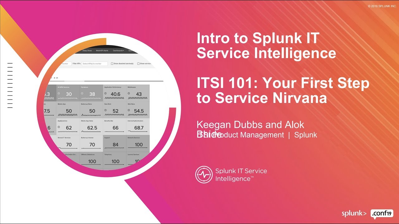 Splunk ITSI – From “Just Getting Started” to “What’s Hot in This Release