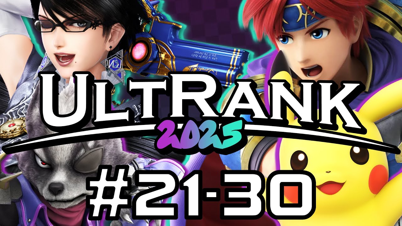 Top 100 Smash Ultimate Players - UltRank 2025 #21-30