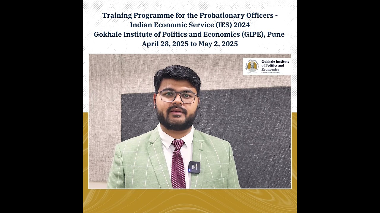 Insights from IES Probationary Officers| Shri Lokesh Singh | GIPE