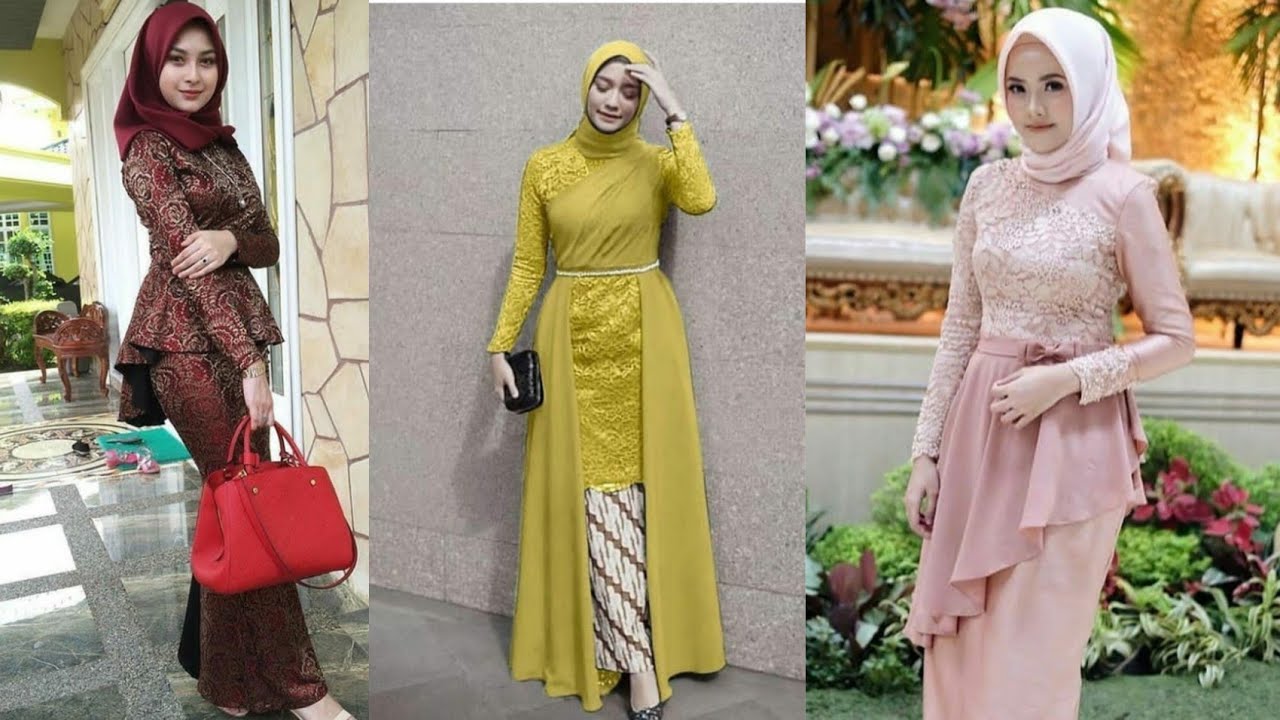 32 Trend Model Kebaya Brokat Muslimah Terbaru || Murah & Best seller 2020