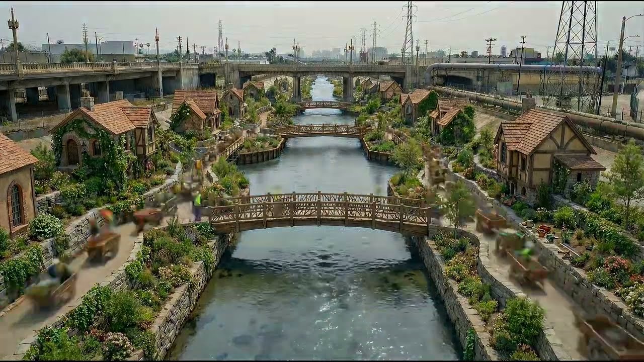 Impossible Canal Transformation: From Toxic Urban River to Eden Fantasy Street