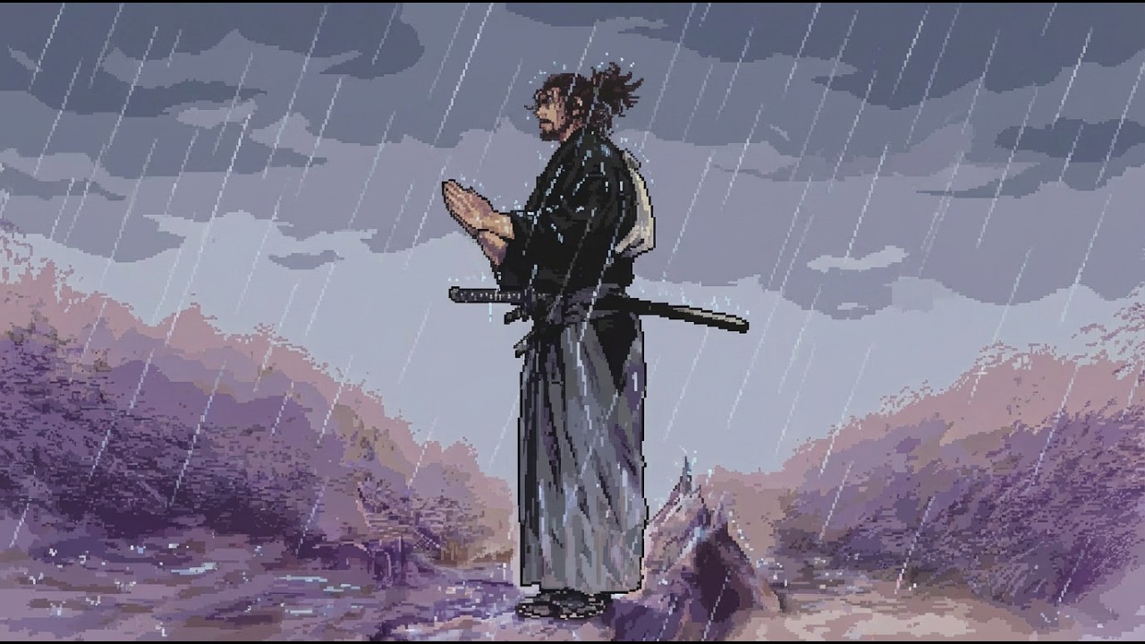 Quiet your thoughts, rest... let the rain fall