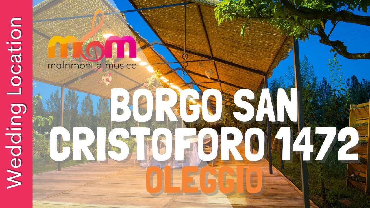 Musica per matrimonio con Dj e Violino Elettrico al Borgo San Cristoforo - Oleggio (no).