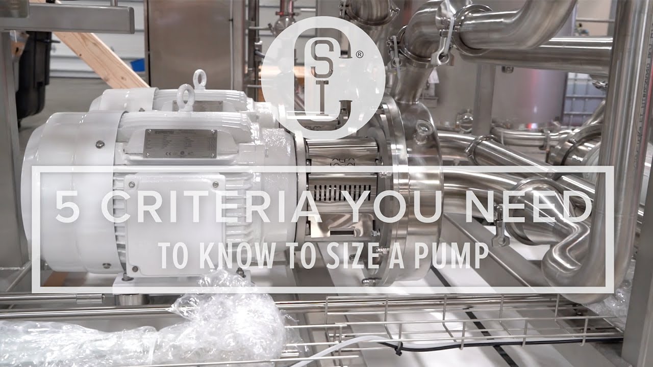 5 Criteria You Need to Know to Size a Pump
