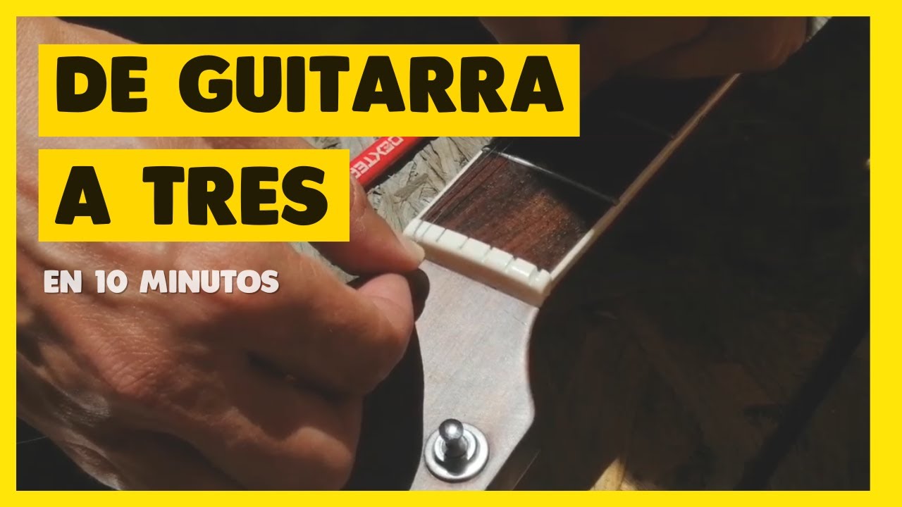 💥 TRES CUBANO GRATIS (o casi) »»» 🚀 Cómo Convertir una Guitarra en Tres Cubano
