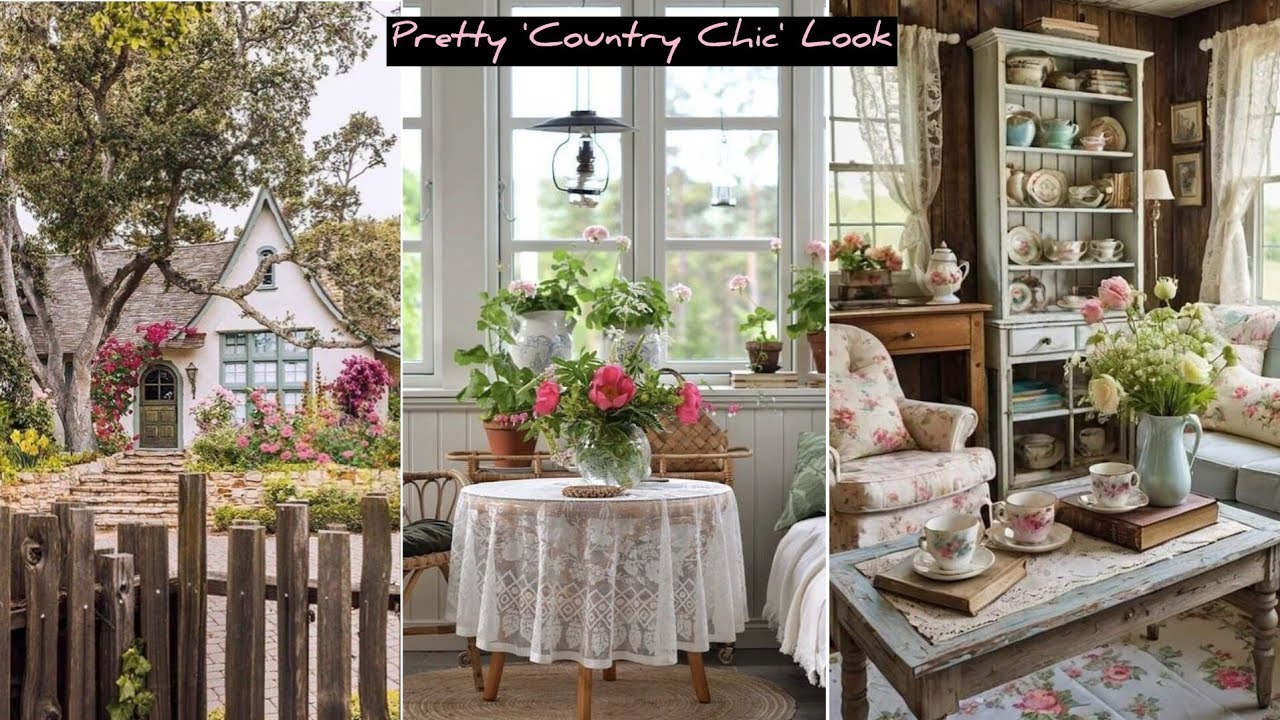 🌷 HOMETOUR 🌷 Summer 'Country Chic' Look Shabby Chic Style Decor ideas & designs Vintage-Inspired