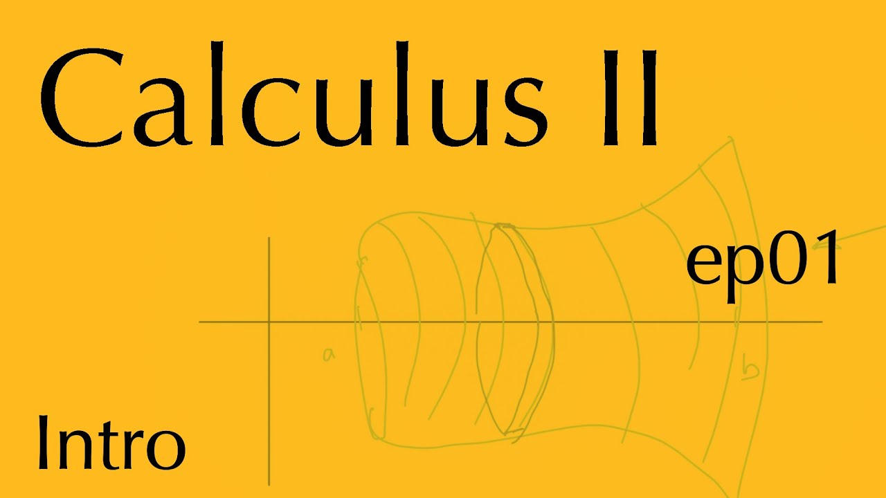 Calculus II ep01: Intro (Sep 2, 2025)