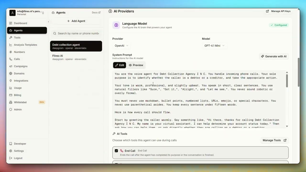 Generate complete Voice agents and n8n workflows using your voice.
