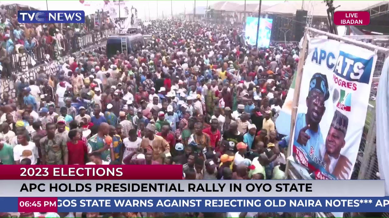 APC HOLDS PRESIDENTIAL RALLY IN OYO STATE