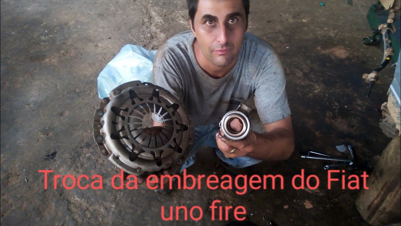 Troca da embreagem do Fiat uno fire
