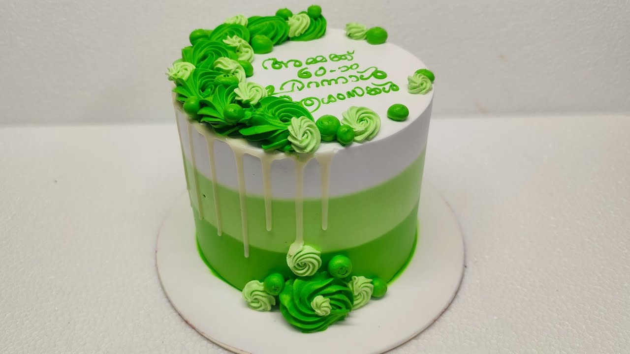 Most satisfying green and white theme chocolate truffles cake making