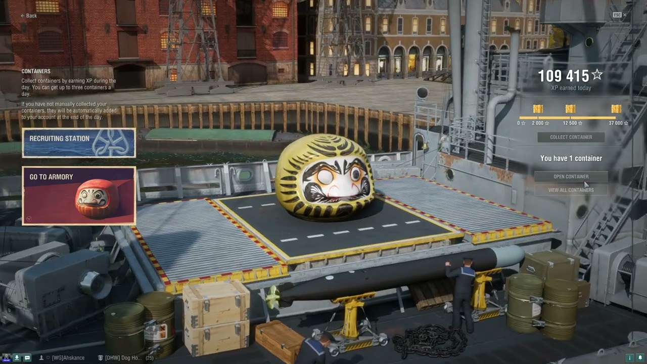 World of Warships: watch me open 100 red daruma containers + the black/golden daruma containers