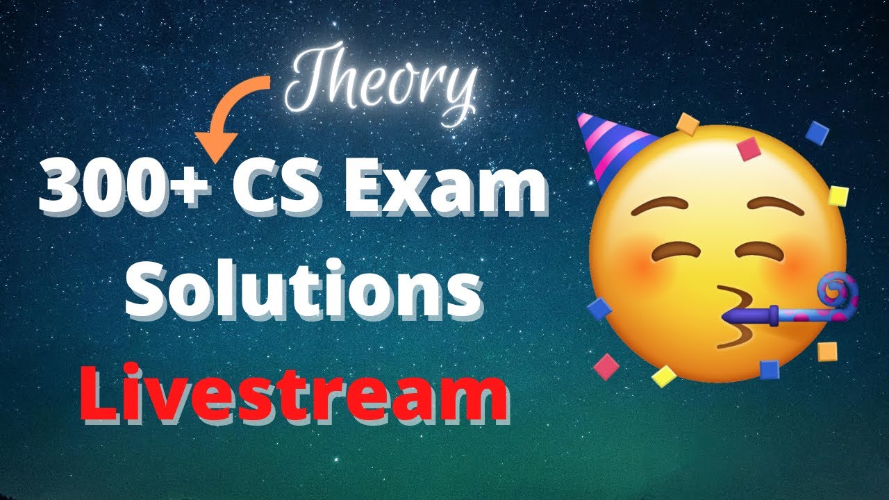 300+ Theory CS Exam Questions SOLVED