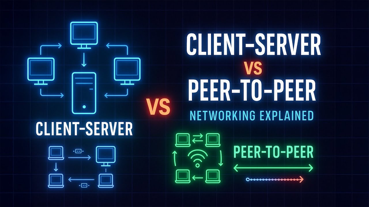 Client-Server vs Peer-to-Peer: Networking Explained