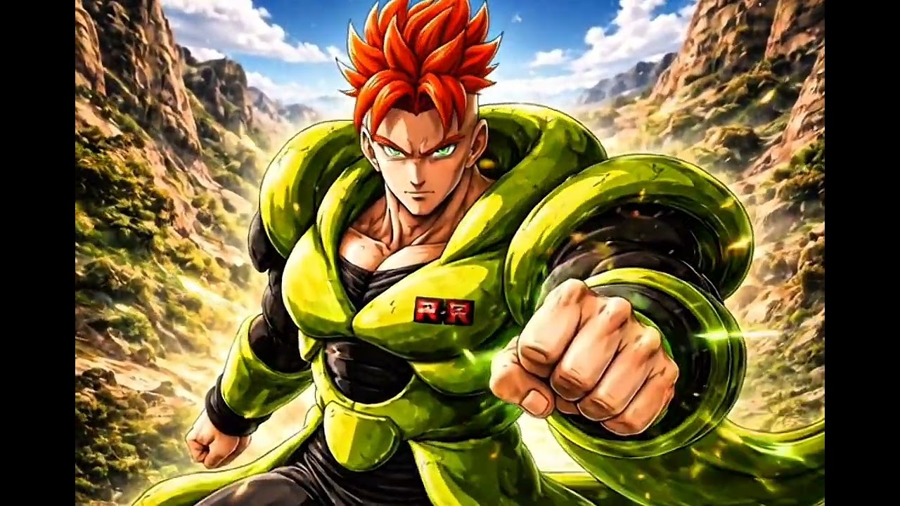 Rap Android 16 - mais que um coração de aço( Dragon Ball Z) estilo hard rock