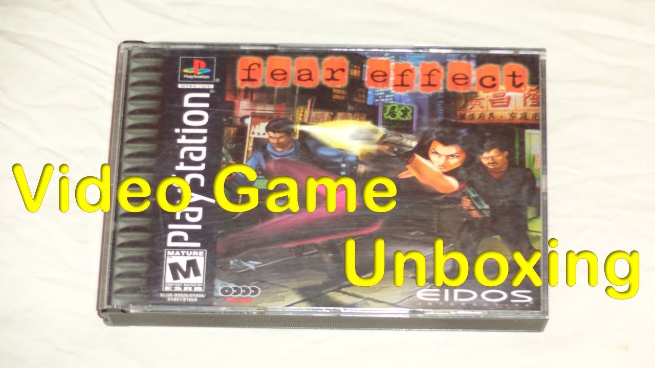 Fear Effect - Retro Video Game Unboxing