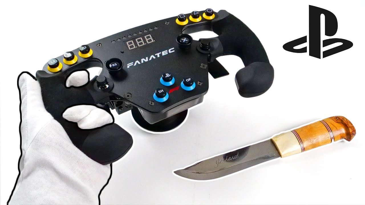 $600 PS4 Esports Racing Wheel Unboxing - Fanatec PlayStation 4 F1 Wheel Set (Gran Turismo Sport)