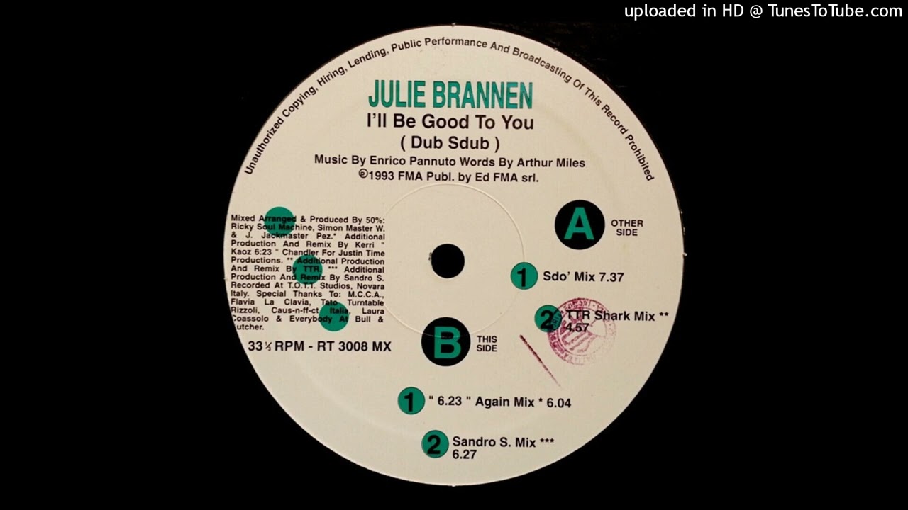 Julie Brannen - I'll Be Good To You (Dub Sdub) (6:23 Again Mix)