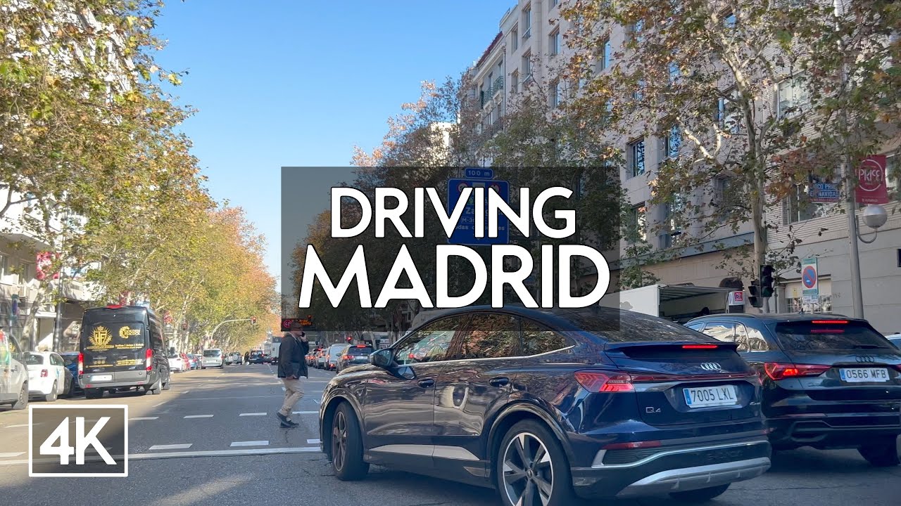 [4K] Driving Madrid | Salamanca - Chamartín - Tetuán - Moncloa | POV 4K HDR